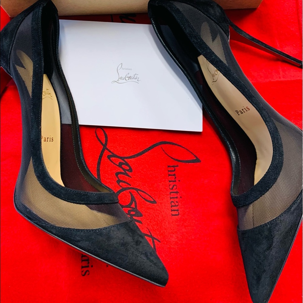 Christian Louboutin Black Galativi 100 Veau